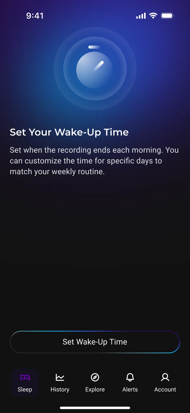 Airese: Sleep Apnea Screener — First-night empty state