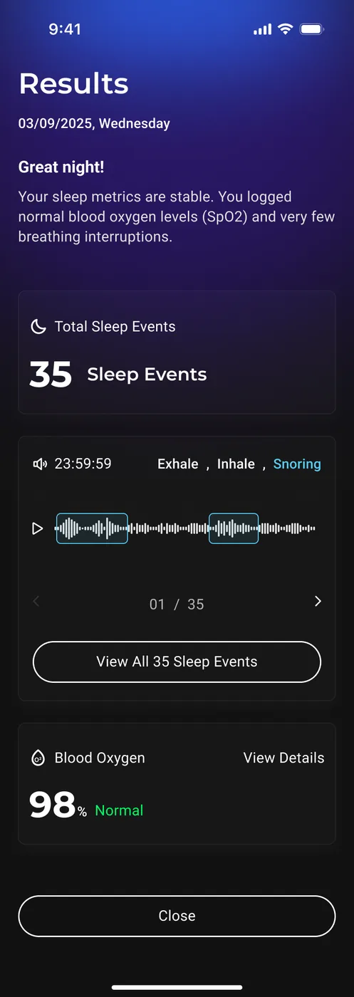 Airese: Sleep Apnea Screener — A score before the data