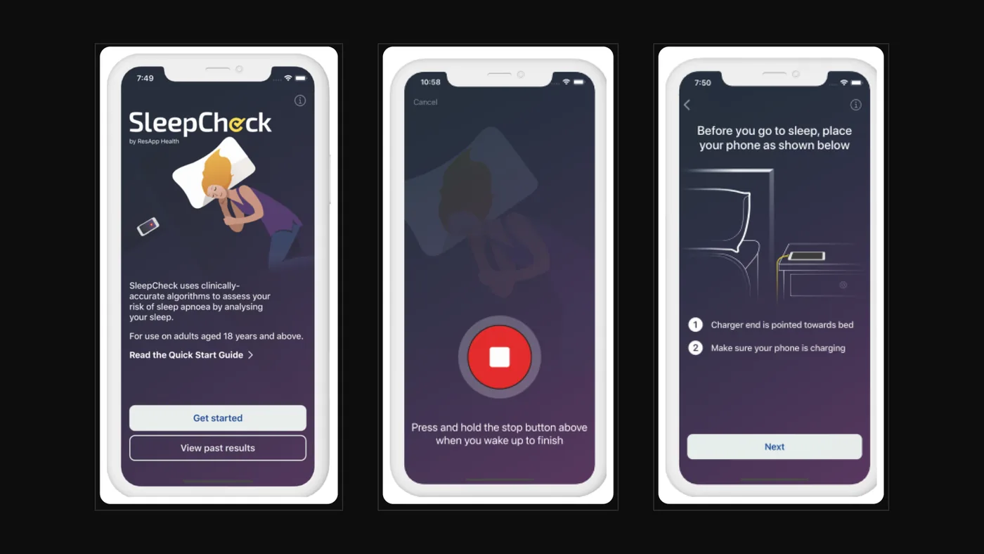 Airese: Sleep Apnea Screener — SleepCheckRx, effortless capture