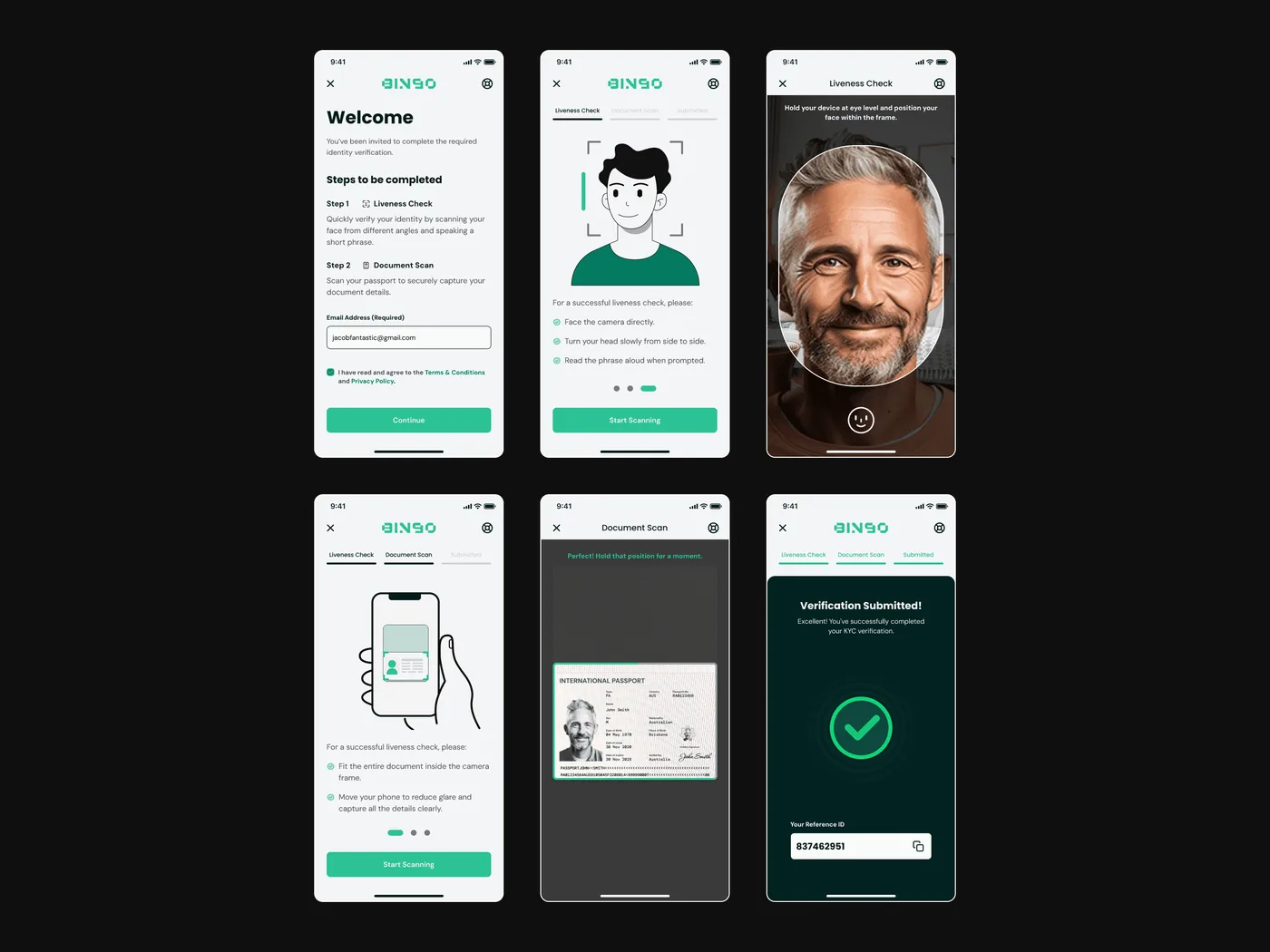 BINGO KYC Flow — after